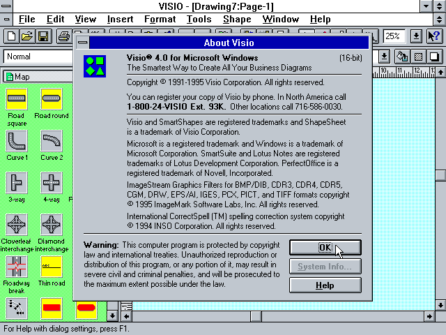 Visio 4 - About